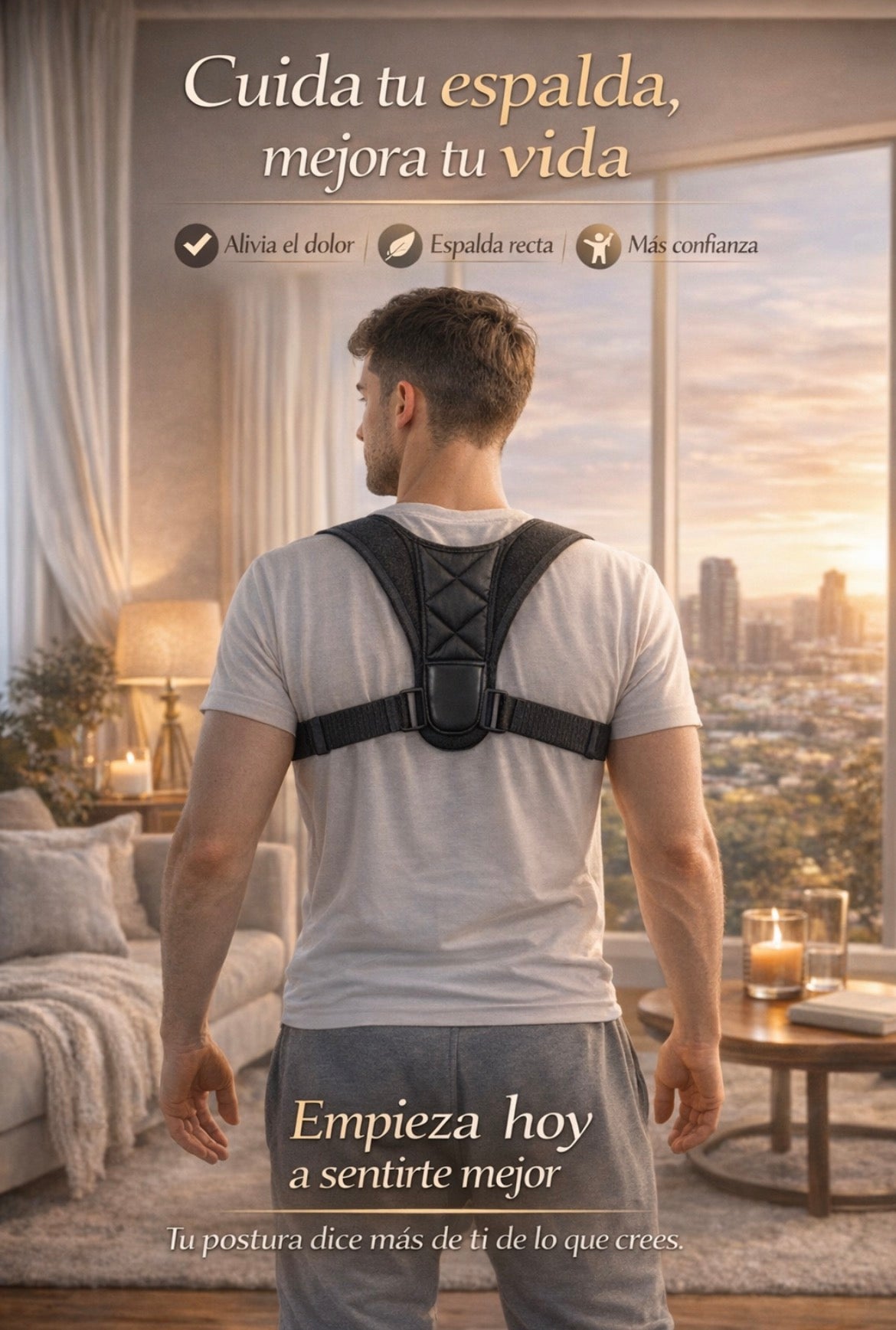 Corrector Postural Spinalux™ – Diseñado para mejorar la alineación y favorecer una postura más recta