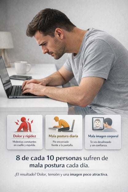 Corrector Postural Spinalux™ – Diseñado para mejorar la alineación y favorecer una postura más recta